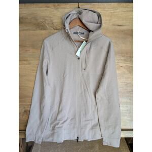 Ibex Hoodie Womens 2XL Gray Wool Blend Mammoth Long Sleeve Full Zip HO0070 NWT